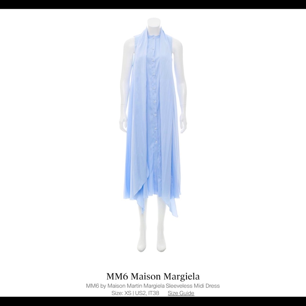 MM6 Maison Martin Margiela Sky blue dress